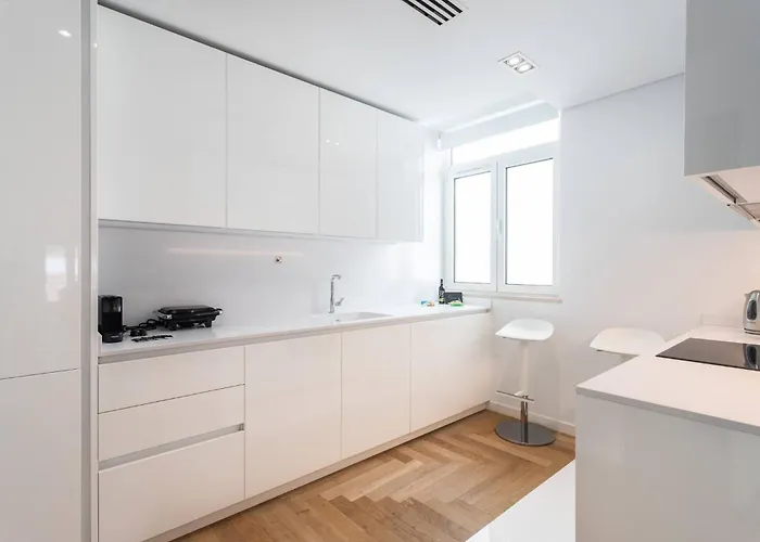 아파트 My Lx Flat Stylish And Design Gem In Rossio 리스본